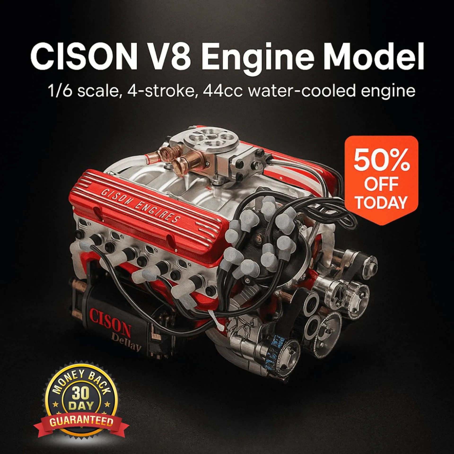 🎉Last Day Promotion 50% OFF + FREESHIPPING🔥 - Gasoline OHV V8